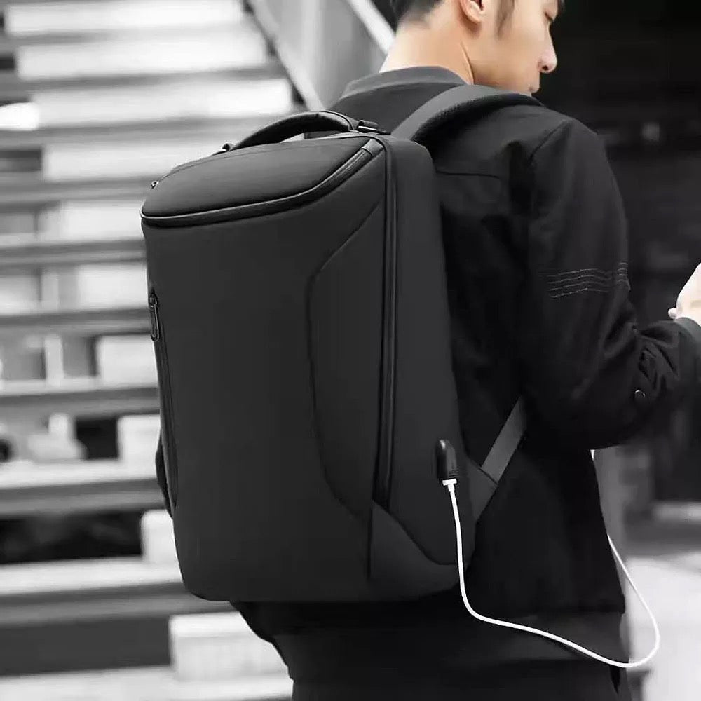 antonio the best anti theft usb charging travel laptop backpack ALORA USB-Backpack – Alekse Bags Store