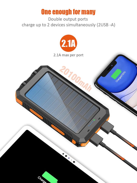 Solar PowerBank 20000 mAh